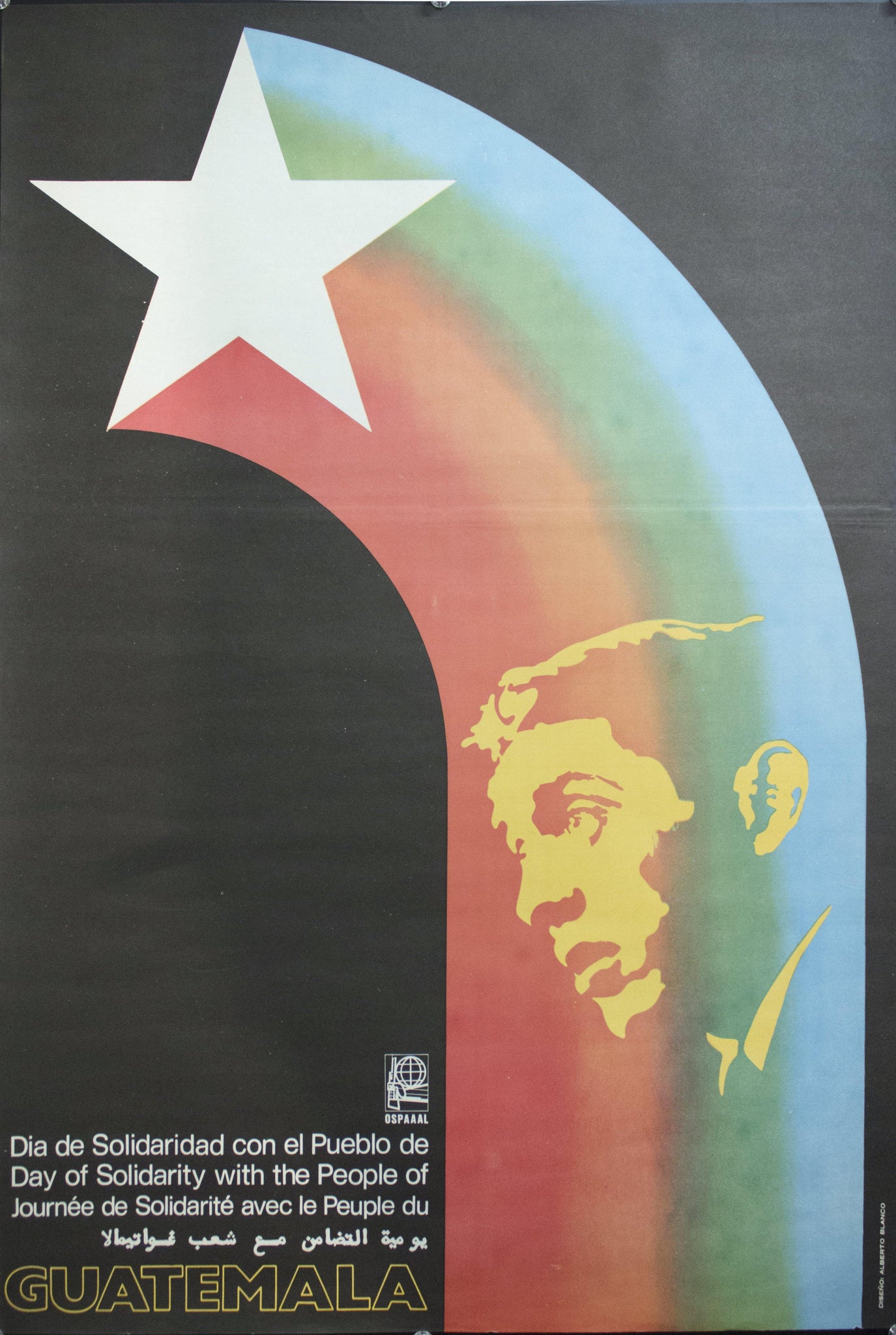 1977 Day of Solidarity With the People of Guatemala by Alberto Blanco - Golden Age Posters