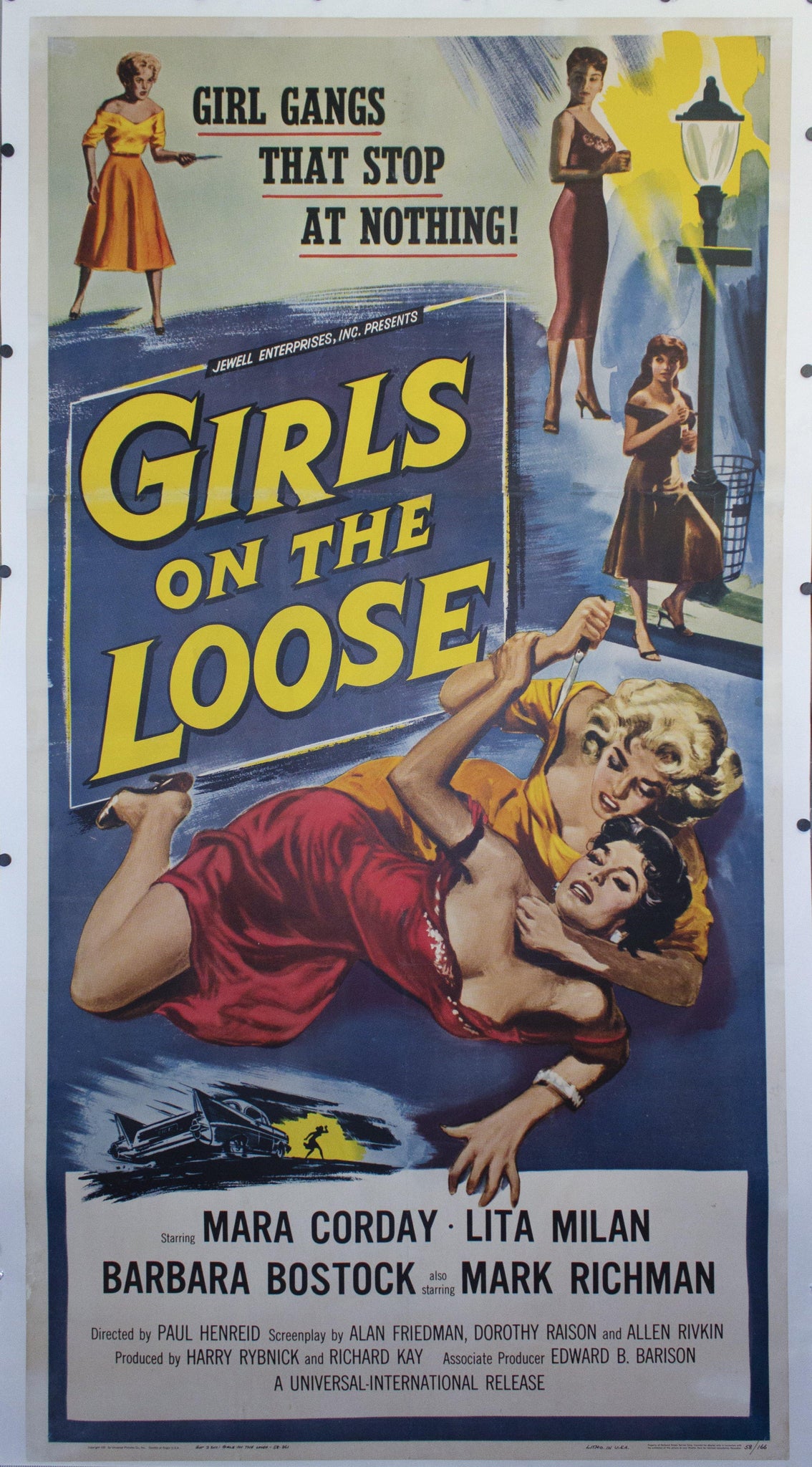 1958 Girls on the Loose - Golden Age Posters