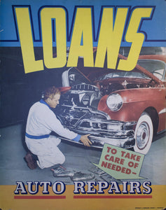 Loans to Take Care of Needed Auto Repairs - Golden Age Posters