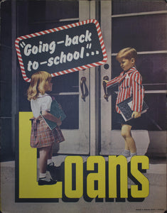 Going-Back-to-School Loans - Golden Age Posters