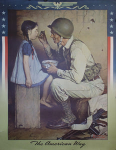 1944 The American Way by Norman Rockwell - Golden Age Posters