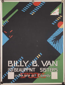 1968 Billy B. Van and the Beaumont Sisters by Alfonso Iannelli - Golden Age Posters
