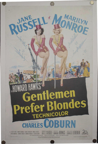 1953 Gentlemen Prefer Blondes - Golden Age Posters
