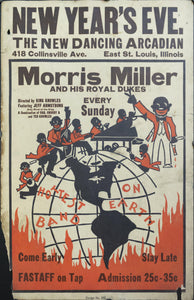c. 1930s Morris Miller and His Royal Dukes | The New Dancing Arcadian - Golden Age Posters
