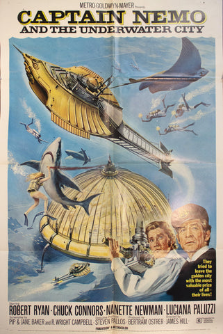 1969 Captain Nemo And The Underwater City - Golden Age Posters