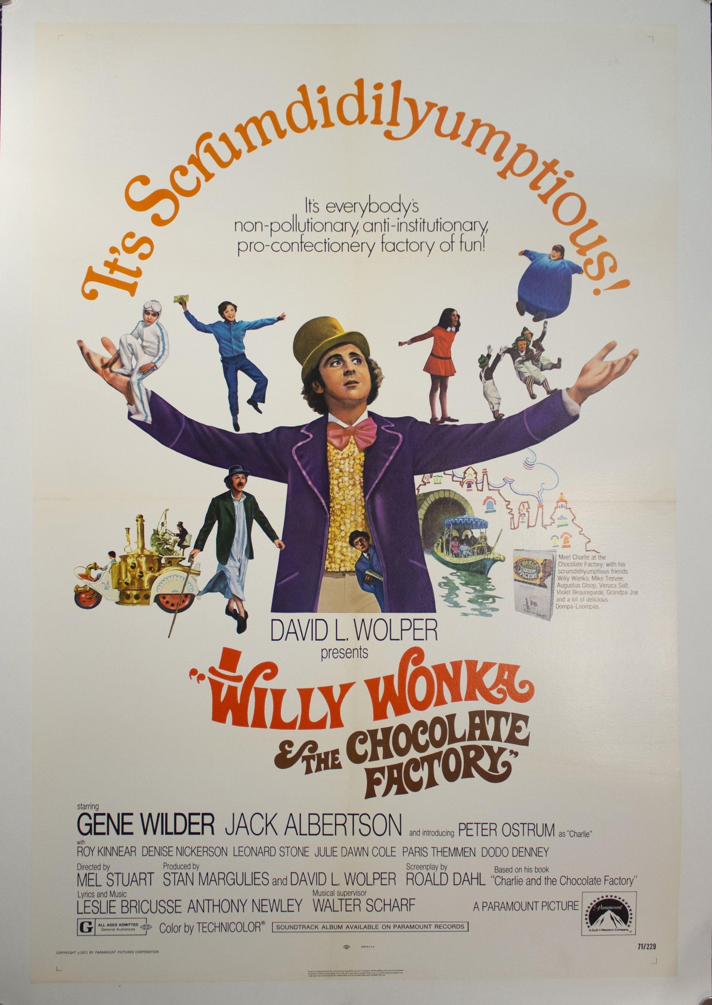1971 Willie Wonka & The Chocolate Factory - Golden Age Posters