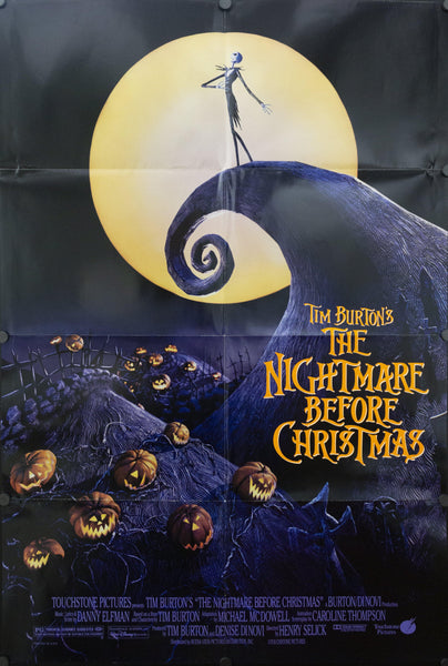 1993 The Nightmare Before Christmas Tim Burton - Golden Age Posters