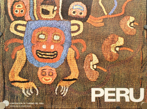 c.1968 Peru History Travel Tourism Textiles - Golden Age Posters