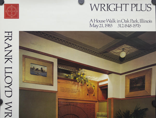 1976 A House Walk in Oak Park, Illinois by Frank Lloyd Wright - Golden Age Posters