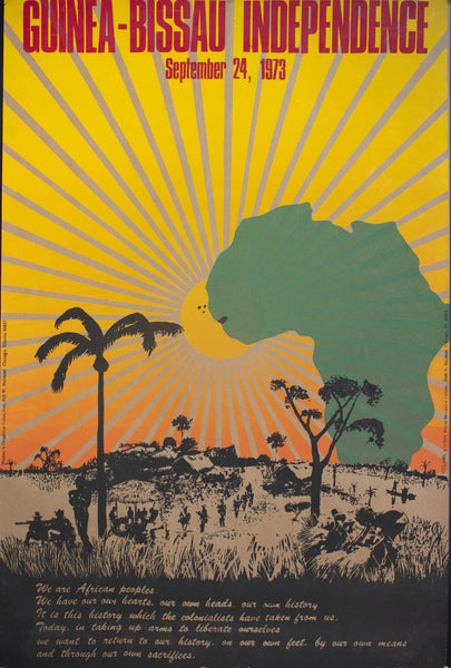 1973 Guinea Bissau Independence - Golden Age Posters