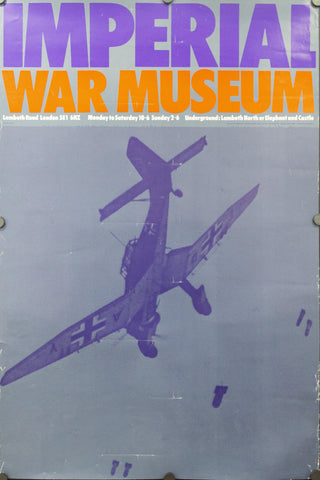 c. 1970 Imperial War Museum London Junkers Ju 87 by Peter Branfield - Golden Age Posters