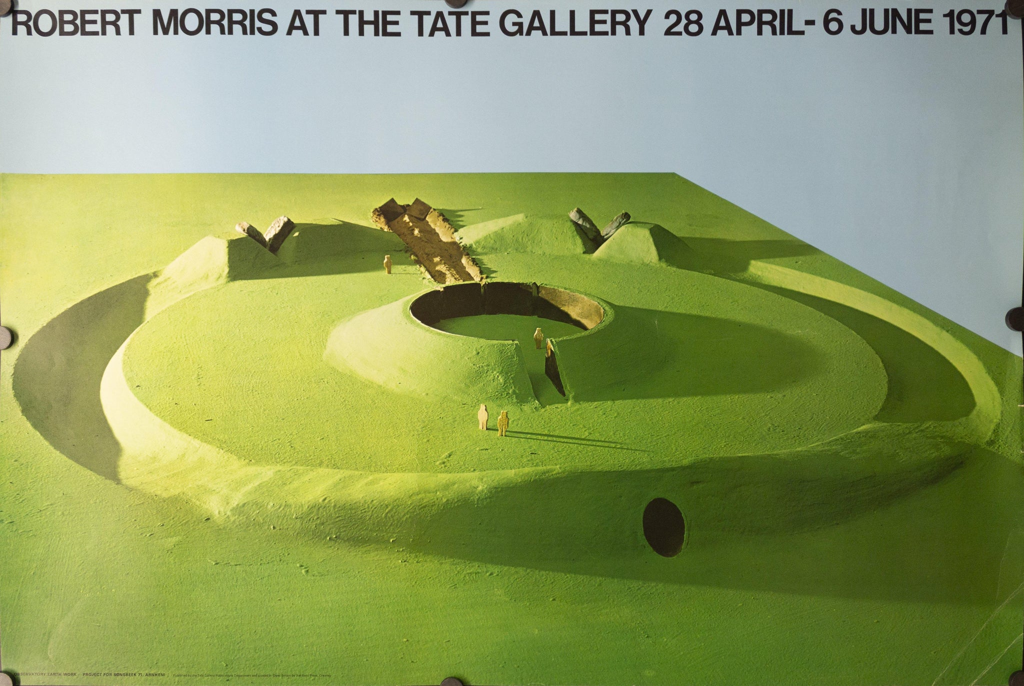 1971 Robert Morris At The Tate Gallery - Golden Age Posters