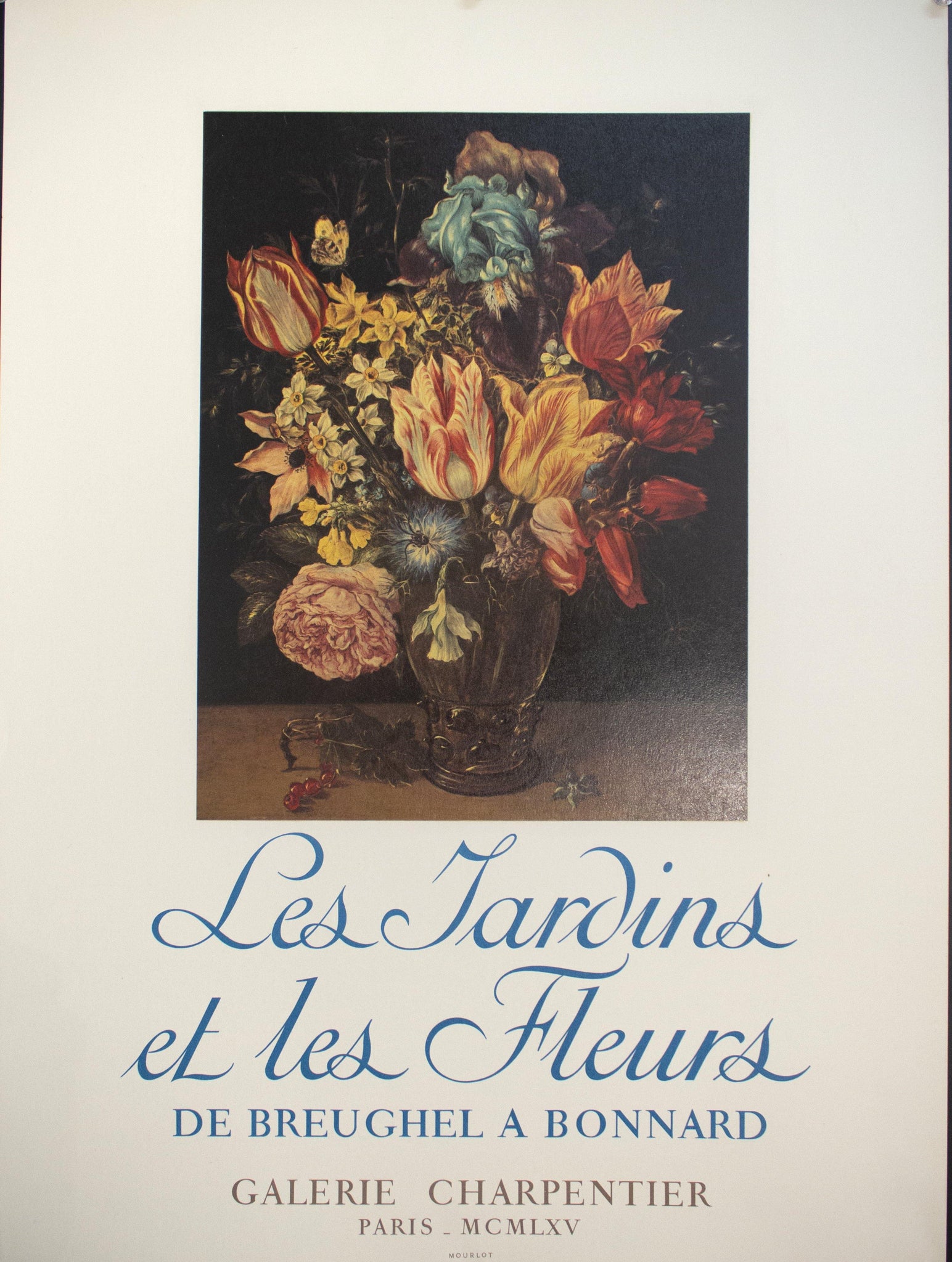 1965 The Gardens and Flowers Breughel A Bonnard French Gallery - Golden Age Posters
