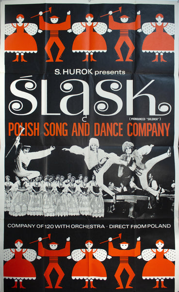 c. 1960 Slask Polish Song And Dance Orchestra by Sol Hurok - Golden Age Posters