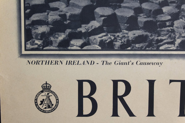 c. 1948 Northern Ireland The Giant's Causeway - Golden Age Posters