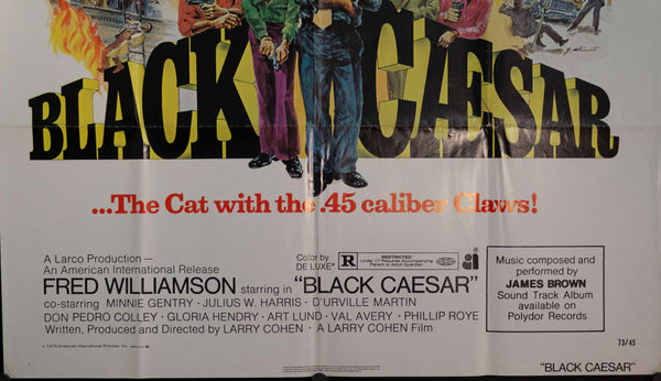 1973 Black Caesar Blaxploitation One Sheet - Golden Age Posters