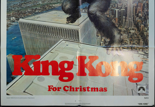 1976 King Kong Advance One Sheet - Golden Age Posters
