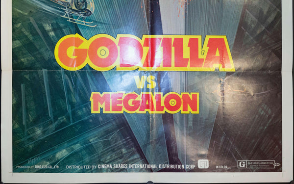 1976 Godzilla vs Megalon One Sheet - Golden Age Posters