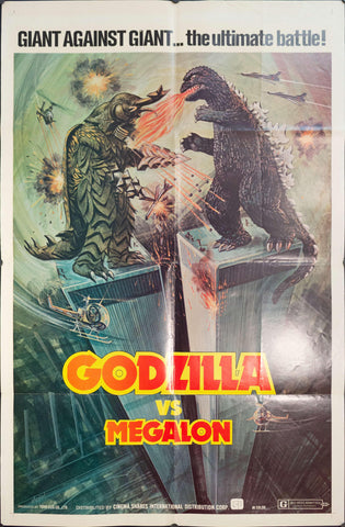 1976 Godzilla vs Megalon One Sheet - Golden Age Posters