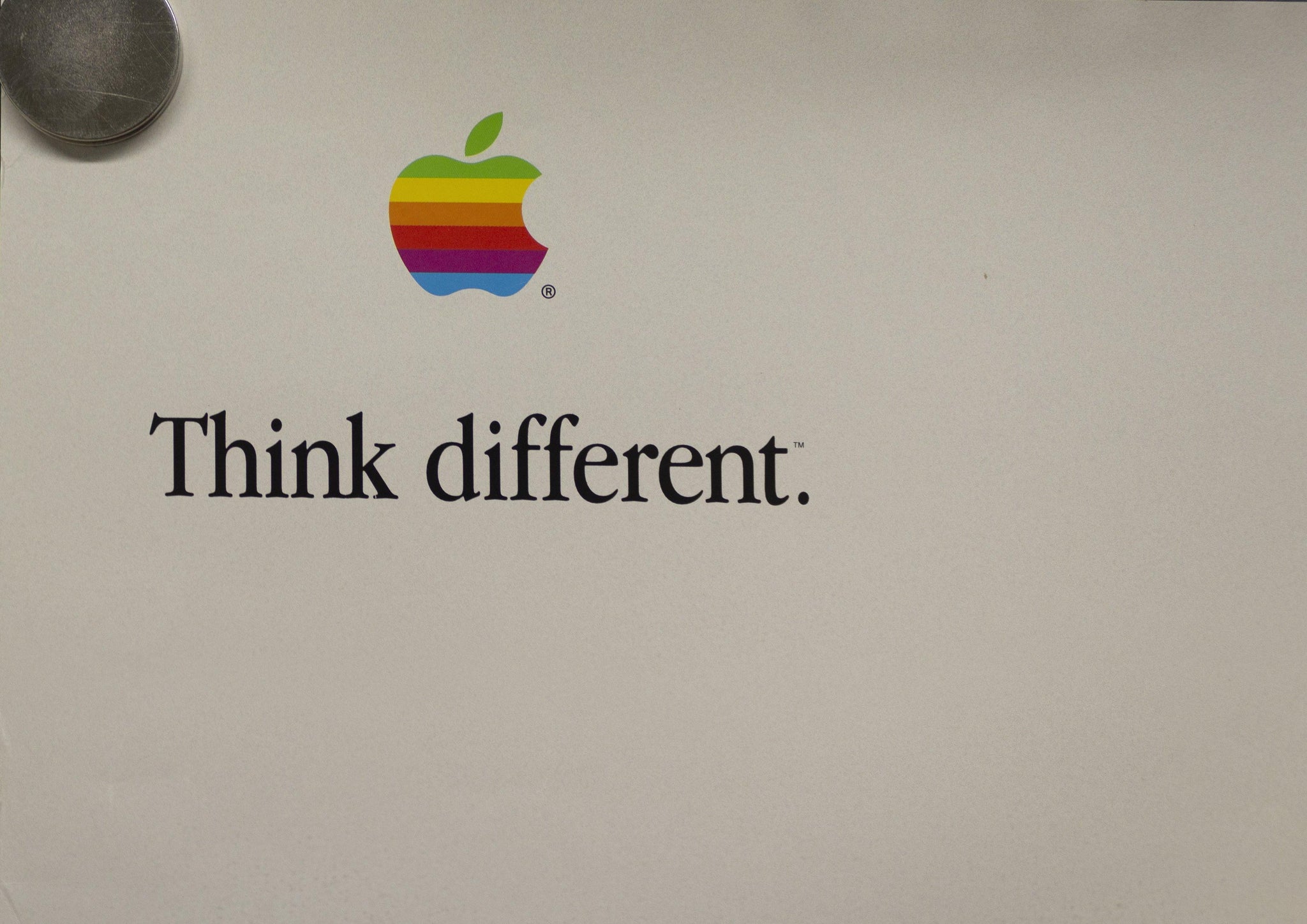 Apple 1998: The Year of Think Different. Apple Hitchcock 'Think