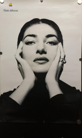1998 Apple Think Different Maria Callas - Golden Age Posters