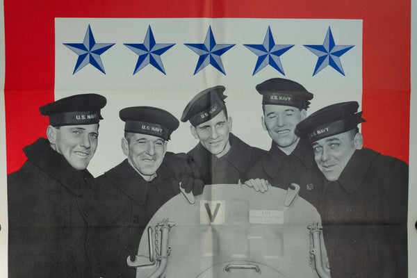 1943 The Five Sullivan Brothers "Missing In Action" Off The Solomons | They Did Their Part - Golden Age Posters