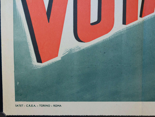 c. 1946 Vota | Confederazione Italiana Sindacati Lavoratori - Golden Age Posters