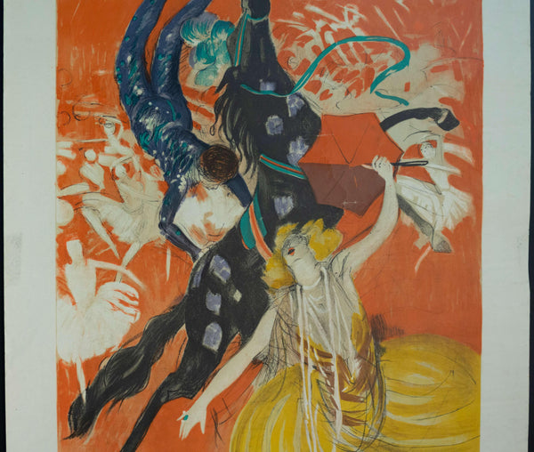 1961 Capiello Presente Au Palais Saint-Pierre French Art Exhibition - Golden Age Posters