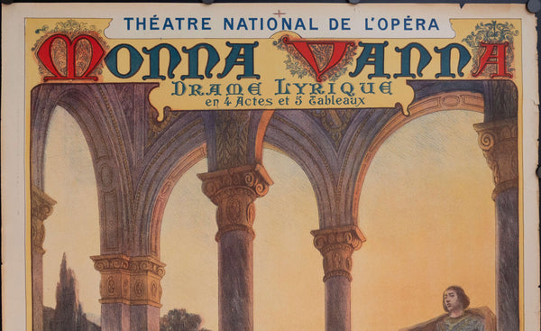 c. 1909 Monna Anna Drama Lyrique French Theater - Golden Age Posters