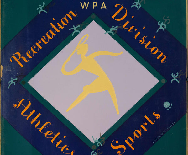 c. 1935 WPA Connecticut Recreation Division | Athletics & Sports - Golden Age Posters