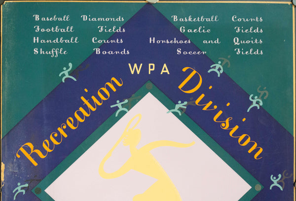 c. 1935 WPA Connecticut Recreation Division | Athletics & Sports - Golden Age Posters