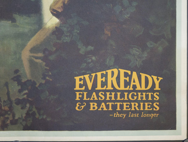 c. 1930 Eveready Flashlights & Batteries - Golden Age Posters