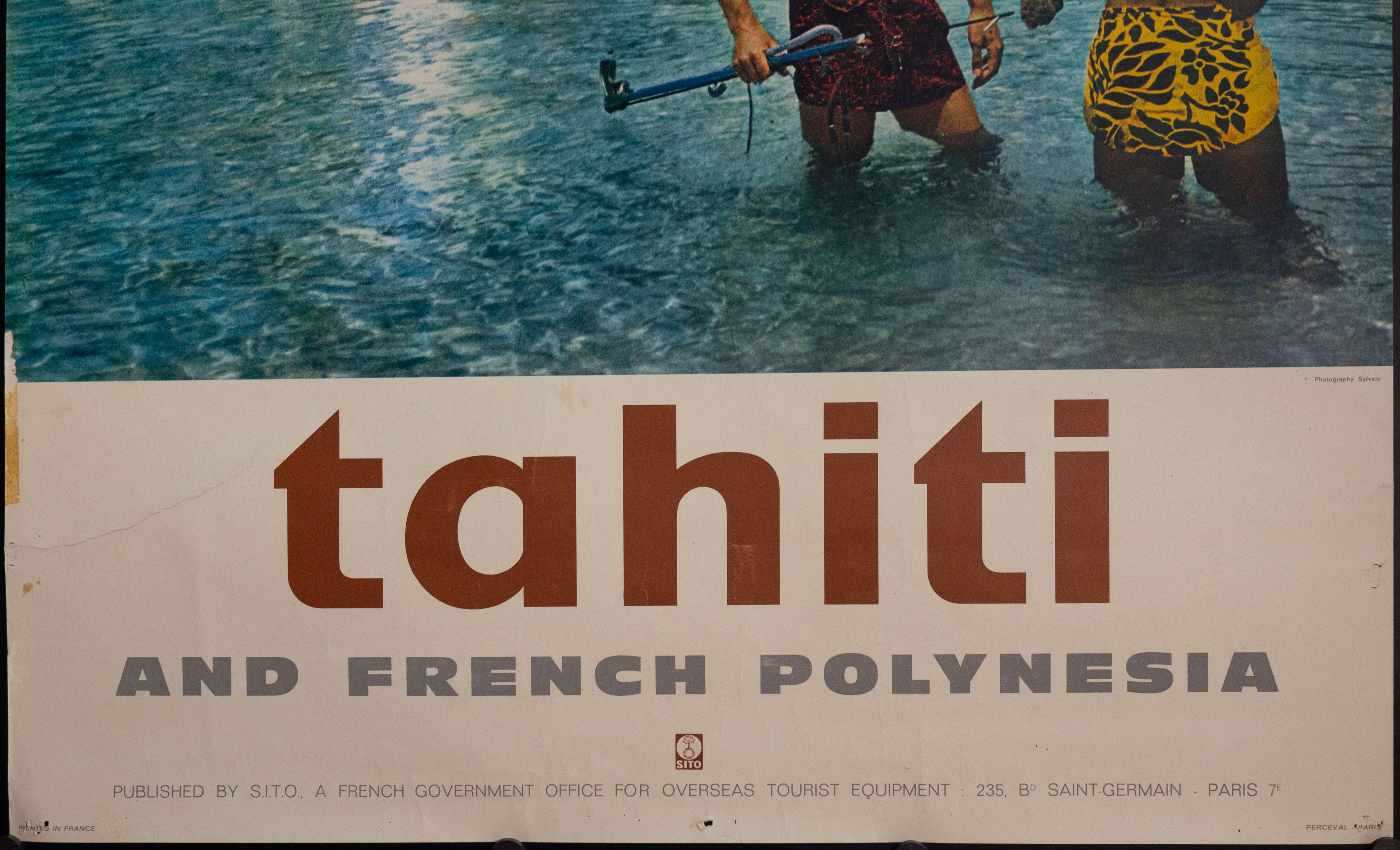 Tahiti and French Polynesia Original Travel Poster – Golden Age