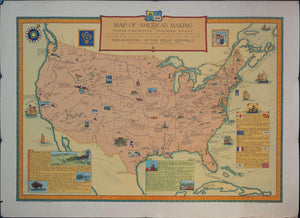 1926 Map of America's Making - Golden Age Posters