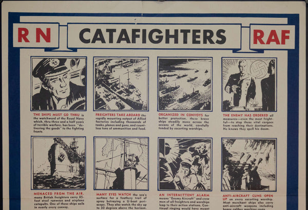 c. 1940s RN Catafighters RAF - Golden Age Posters