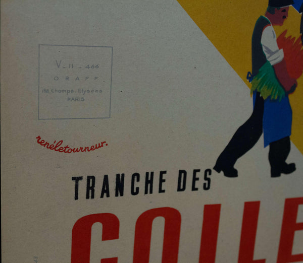 1943 Tranche Des Collectes Agricoles Au Profit Du Secours National | Loterie Nationale - Golden Age Posters