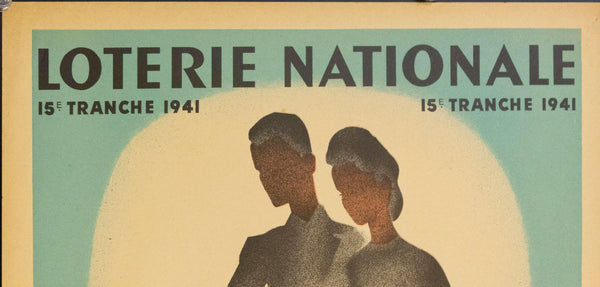 1941 Tranche De La Famille Au Profit Du Secours National | Loterie Nationale - Golden Age Posters
