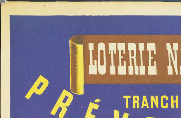1942 Tranche Des Preventoria Au Profit Du Secours National | Loterie Nationale - Golden Age Posters