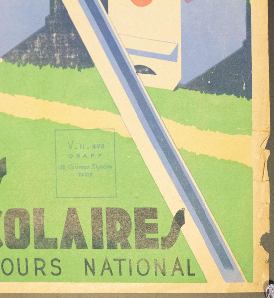 1944 Tranche Des Ruchers Scholaires Au Profit Du Secours National - Golden Age Posters
