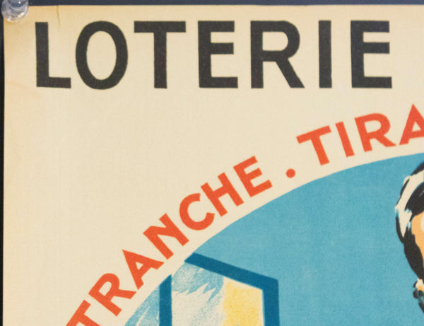 1943 Tranche De L'apprentissage Au Profit Secours National | Loterie Nationale - Golden Age Posters