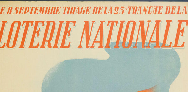 1943 Tranche De La Generosite Au Profit Secours National | Loterie Nationale - Golden Age Posters