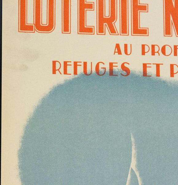 1943 Loterie Nationale Au Profit Des Refuges Et Permanences Du Secours National | Loterie Nationale - Golden Age Posters