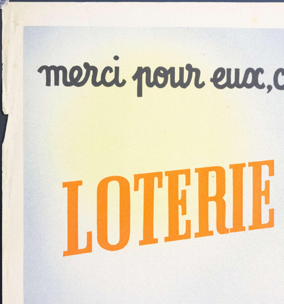 1941 Merci Pour Eux, Continuer A Les Aider Au Profit Du Secours National | Loterie Nationale - Golden Age Posters