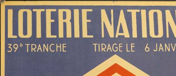 1944 Tranche Des Maisons De La Here | Loterie Nationale - Golden Age Posters
