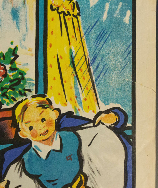 1943 Tranche du Foyer Retrouve Au Profit Du Secours National | Loterie Nationale - Golden Age Posters