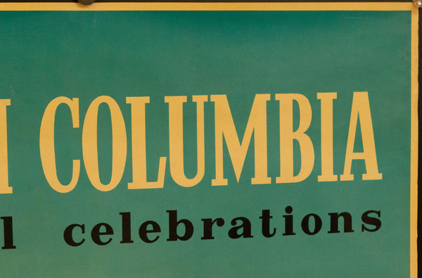 1958 British Columbia Centennial Celebrations - Golden Age Posters