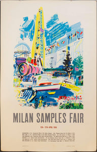1958 Milan Samples Fair - Golden Age Posters