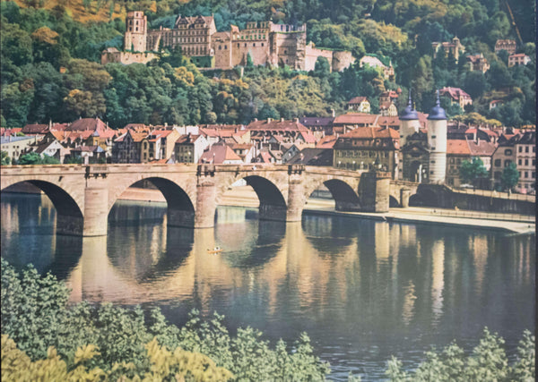 c. 1950s Heidelberg | City of Romance | Germany - Golden Age Posters