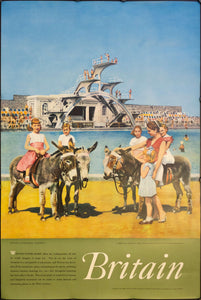 c. 1956 Britain Weston-Super-Mare Somerset - Golden Age Posters