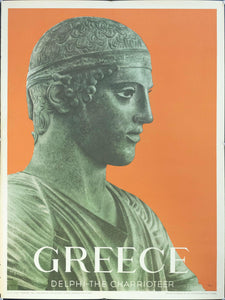 1956 Greece | Delphi - The Charioteer - Golden Age Posters